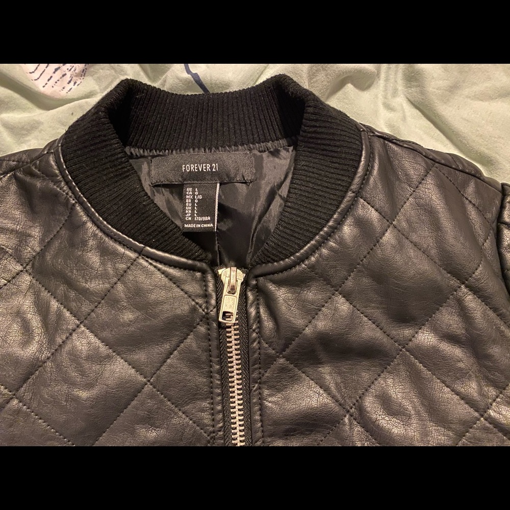 Forever 21 Black Leather Jacket